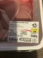 Mängden socker i 8 cotes de porc filet Cooperl