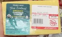 Mängden socker i New zealand org cheddar cheese