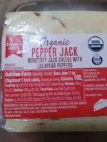 Mängden socker i Organic Pepper Jack