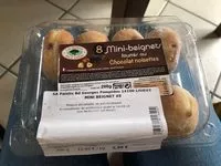 Mängden socker i Mini beignets fourrés au chocolat