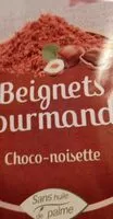 Mängden socker i Beignets chocolat noisette
