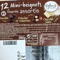 Mängden socker i Mini beignet 3 chocolatsn