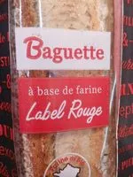 Mängden socker i Baguette à base de farine Label Rouge
