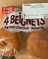 Mängden socker i Beignets chocolat noisette