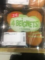 Mängden socker i Beignet