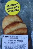 Mängden socker i Tuiles aux amandes