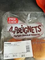 Mängden socker i Beignet chocolat noisette