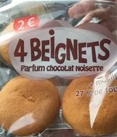 Mängden socker i Beignets parfum chocololat noisette