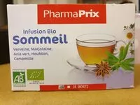 Mängden socker i Infusion Bio Sommeil