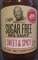 Mängden socker i Sugar Free BBQ sauce Sweet & Spicy