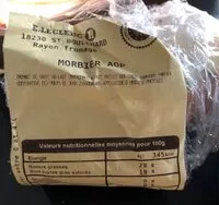 Mängden socker i Morbier aop