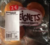 Mängden socker i Beignets fourrés parfum chocolat