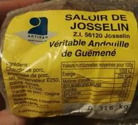 Mängden socker i Véritable andouille de Guemené