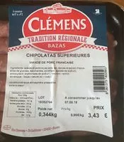 Mängden socker i Chipolatas supérieures