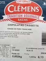 Mängden socker i CHIPOLATAS CAISETTE