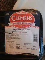 Mängden socker i Saucisse toulouse