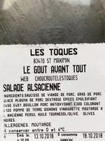 Mängden socker i Salade Alsacienne