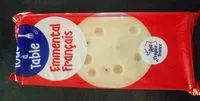 Mängden socker i Emmental Français