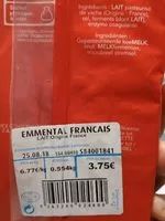 Mängden socker i Emmental français