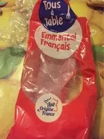 Mängden socker i Emmental francais