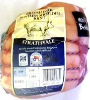 Mängden socker i British pork boneless shoulder joint