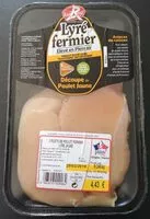 Mängden socker i 2 Filets de Poulet Fermier Lyre Jaune