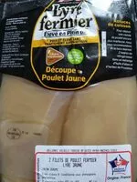 Mängden socker i 2 filets de poulet fermier