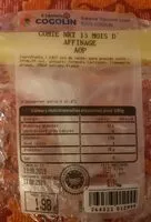 Mängden socker i Comté 13 mois d'affinage AOP