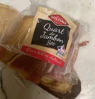 Mängden socker i Quart de jambon sec