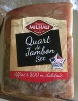 Mängden socker i Quart de jambon sec