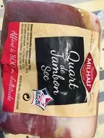 Mängden socker i Quart de jambon sec