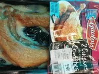 Mängden socker i 2 cuisses de canard confites