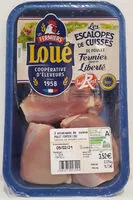 Mängden socker i Escalopes de cuisses de poulet fermier