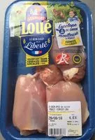 Mängden socker i Escalopes de cuisse Poulet fermier