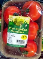 Mängden socker i Vine Ripened Tomatoes