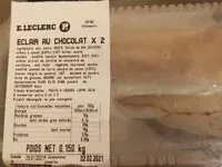 Mängden socker i Éclair au chocolat