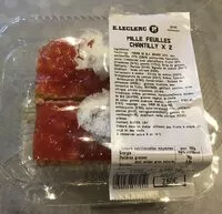 Mängden socker i Millefeuille chantilly x2