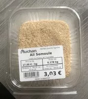 Mängden socker i Ail semoule