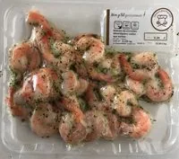 Mängden socker i Queues de crevettes