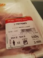 Mängden socker i Poitrine de Porc