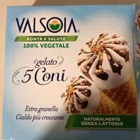 Mängden socker i Gelato 5 coni