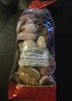 Mängden socker i assortiment de pains d'épices