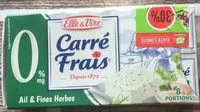 Mängden socker i Carre frais 0%