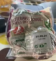 Mängden socker i Betteraves rouges entieres epluchees