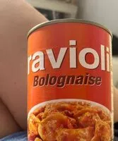 Mängden socker i Ravioli bolognaise