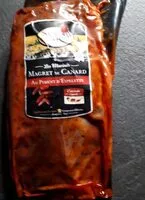 Mängden socker i Magret de canard mariné au piment d'espelette