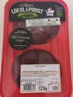 Mängden socker i Foie de lapin