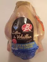 Mängden socker i Poulet Fermier cou nu jaune Sud-Est