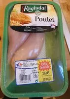 Mängden socker i Escalopes de poulet halal