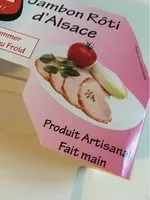 Mängden socker i Jambon Roti D'alsace